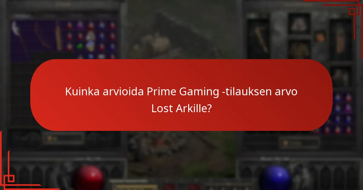 Kuinka Prime Gaming parantaa yhteisön osallistumista Lost Arkissa?