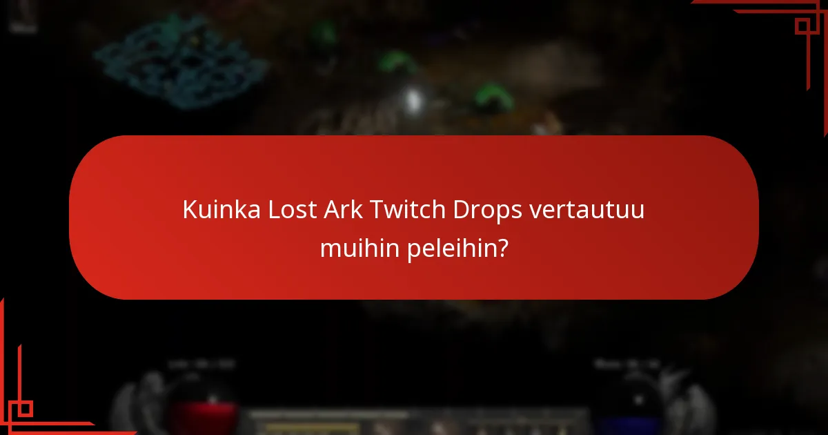 Mitkä suuntaukset ovat nousseet esiin Lost Ark Twitch Dropsista?