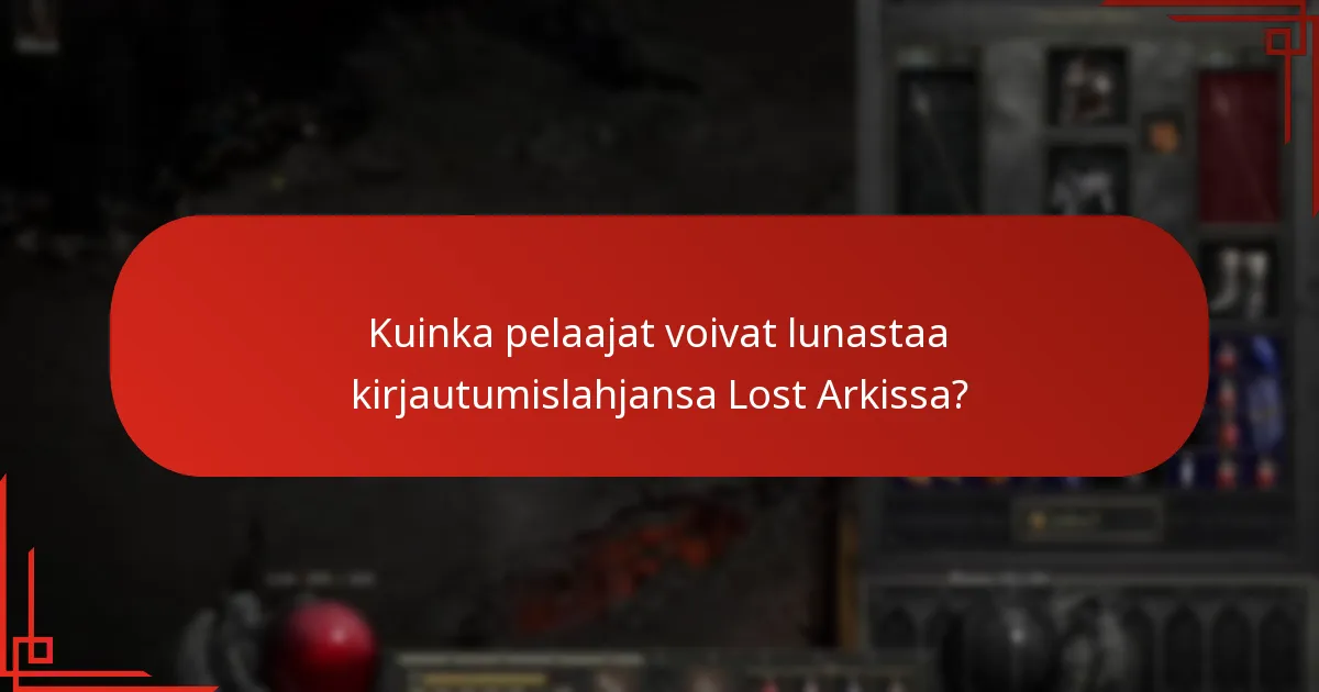 Millaisia palkintoja pelaajat voivat odottaa Lost Ark -tapahtumakaupasta?