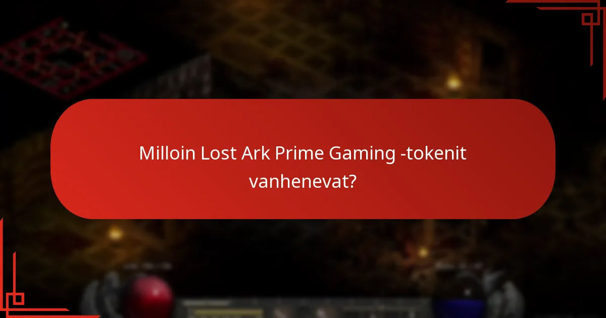 Kuinka kerätä Lost Ark Prime Gaming -tokenit?