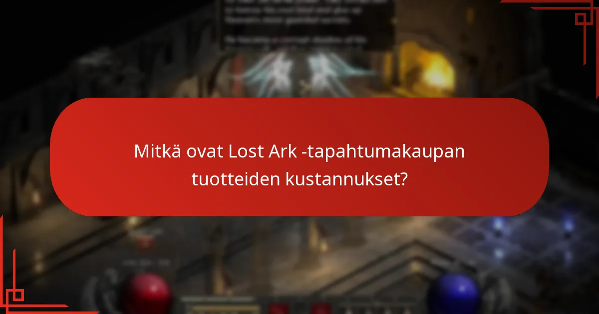 Milloin Lost Ark -tapahtumakaupan tuotteet ovat saatavilla?
