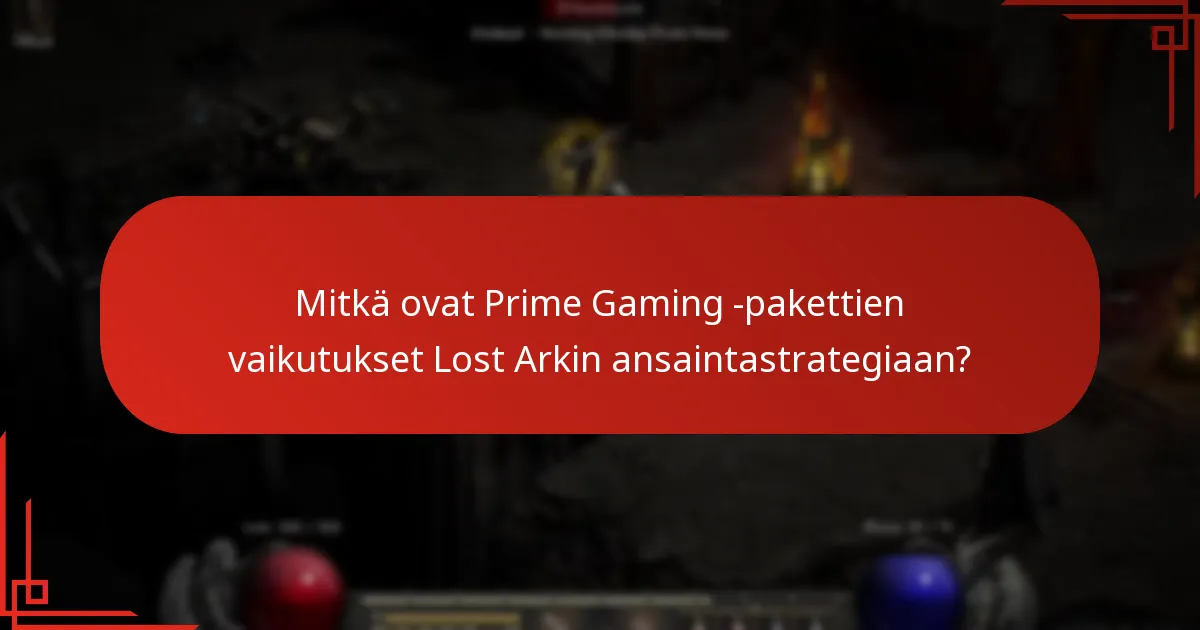 Kuinka Prime Gaming -paketit Lost Arkille ovat kehittyneet ajan myötä?