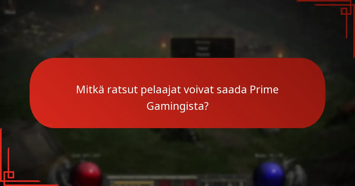 Mitkä ratsut pelaajat voivat saada Prime Gamingista?