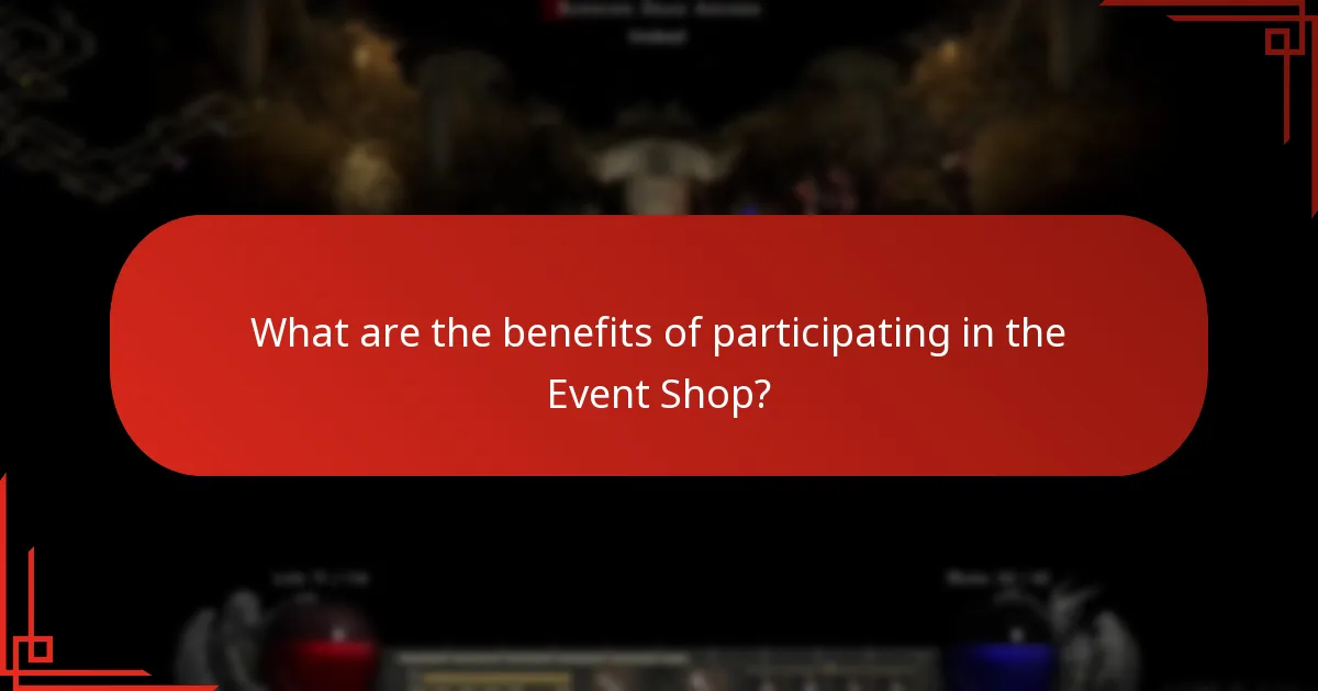 What tips can enhance participation in the Event Shop?